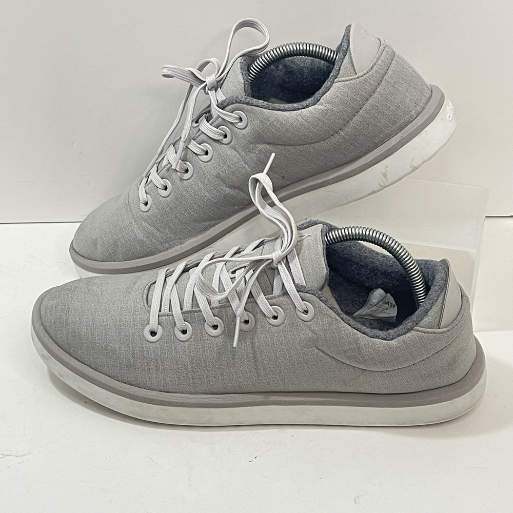 Allbirds Wool Piper Woven Shoes Men's US Size 11 Pewter Gray